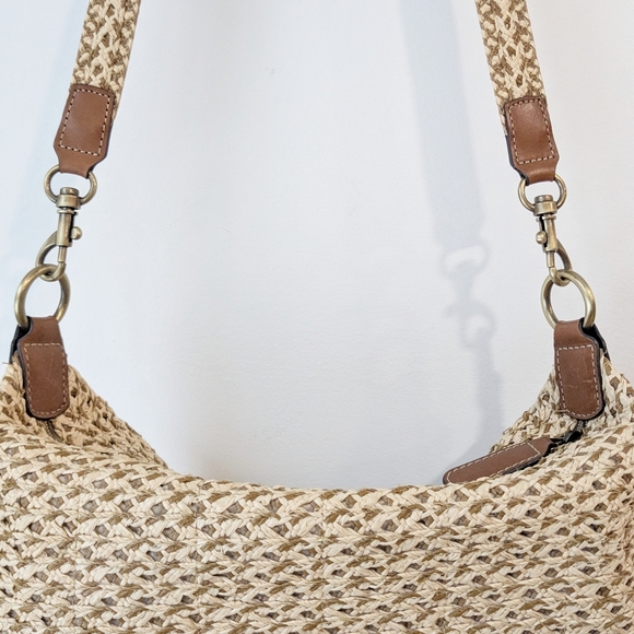 Eric Javitz Raffia Crossbody Bag - Picture 3 of 9